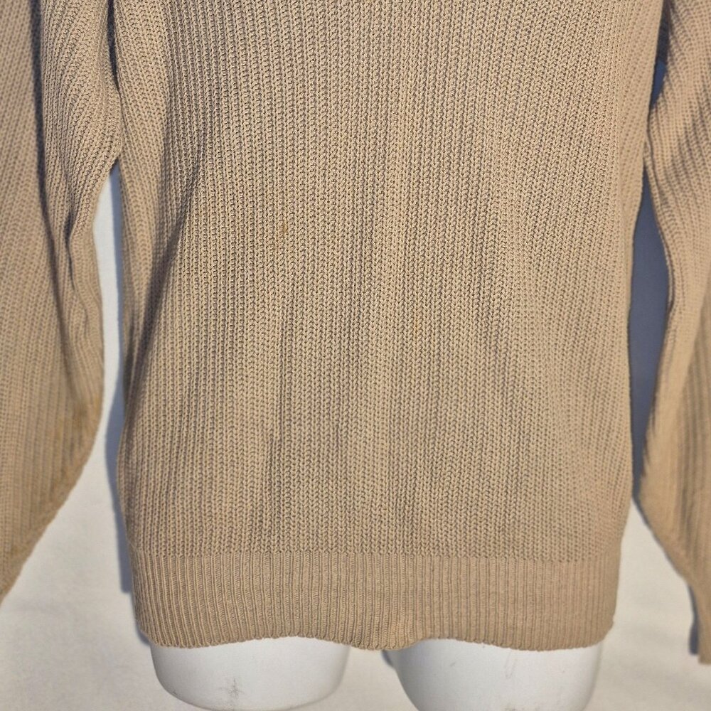 MICHAEL RICHARDS Gold Knit sweater, Large - Picture 10 of 13